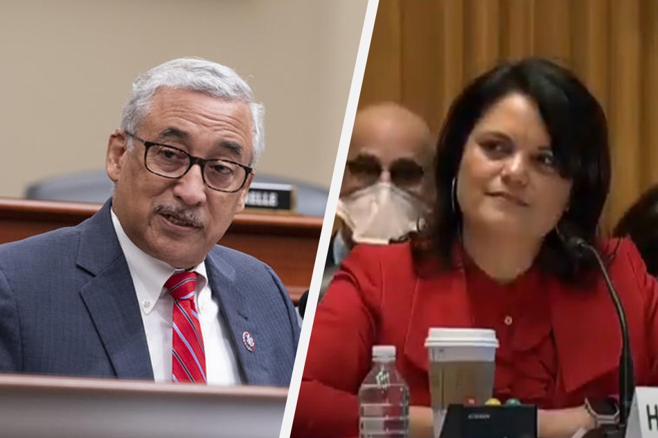 This image is a composite photo of US Congressmand Bobby Scott and Office of Management and Budget Deputy Director Nani Coloretti. EPA-EFE/Rod Lamkey / POOL / C-SPAN