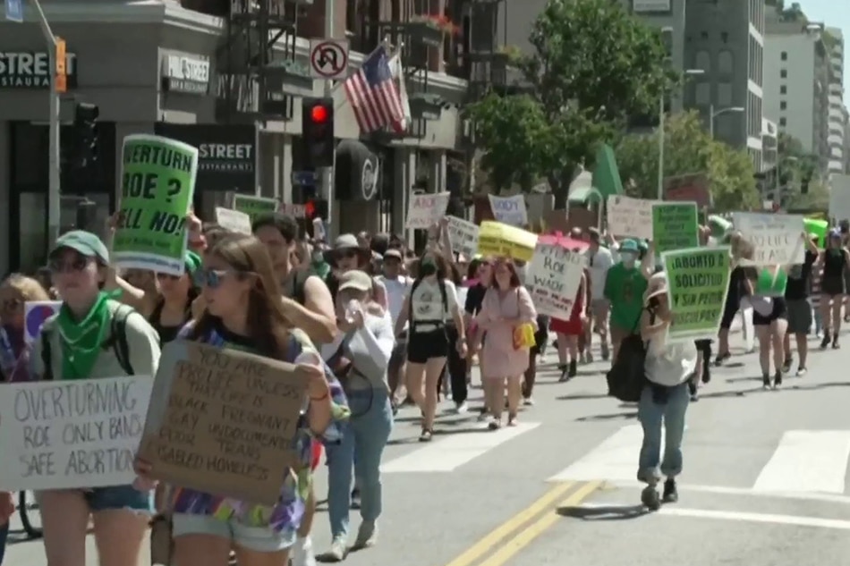 Protests held in US after Supreme Court ends protection for abortion ...