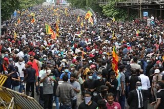 Sri Lanka president flees as protesters storm home