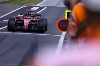 Leclerc spoils Verstappen's party as Sainz escapes fireball