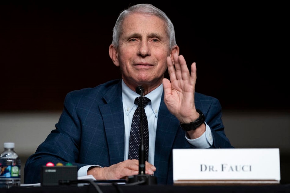 Dr. Anthony Fauci, White House Chief Medical Advisor and Director of the NIAID, responds to questions from Sen. Rand Paul during a Senate Health, Education, Labor, and Pensions Committee hearing to examine the federal response to COVID-19 and new emerging variants on Capitol Hill in Washington, DC, January 11, 2022. Greg Nash, POOL/EPA-EFE/file