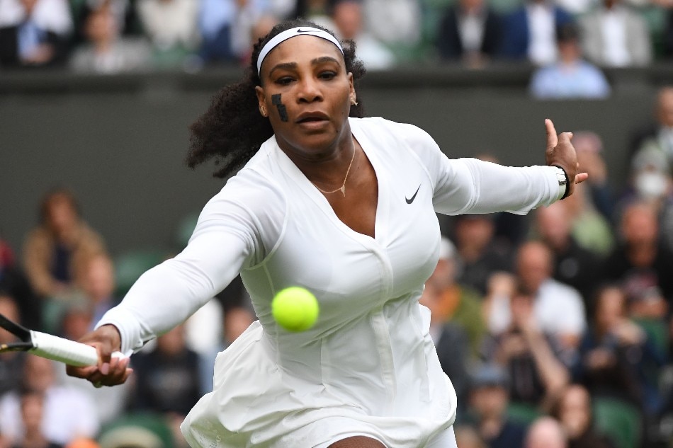 Serena Williams of USA in action in the women's first round match against Harmony Tan of France at the Wimbledon Championships, in Wimbledon, Britain, 28 June 2022. File photo. Andy Rain, EPA-EFE