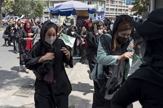 Taliban violently disperse women's protest in Kabul