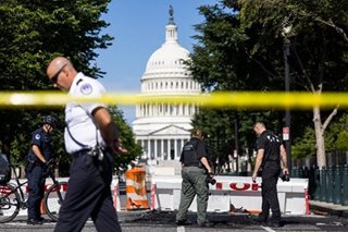 Man dies after crashing car, firing gun near US Capitol: police