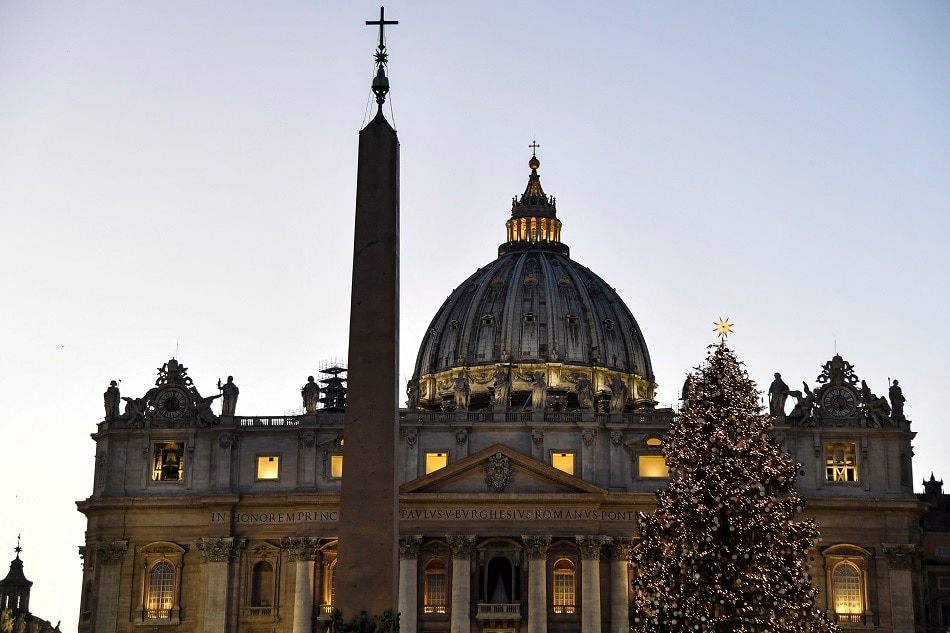 St. Peter Basilica is seen from the square hours before Pope Francis celebrates Christmas Eve mass on December 24, 2017. The Vatican said Thursday that Francis has ruled out a formal church investigation into a sexual assault claim against a Canadian cardinal after preliminary inquiries found no basis for one. Andreas Solaro, AFP/file