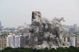 Illegally built 'Twin Towers' demolished in New Delhi