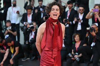 Timothee Chalamet hungry for blood in Venice