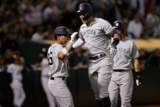 Yankees' Judge belts 54th home run of year