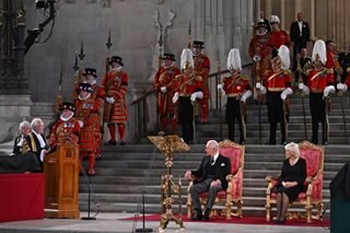 King Charles III faces British parliament