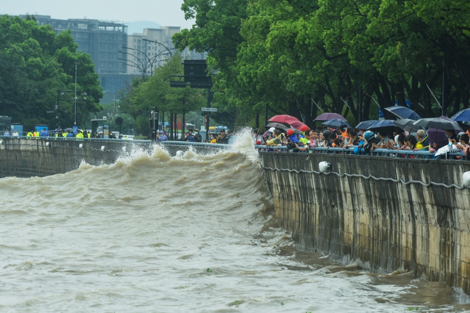 Typhoon Muifa crosses China