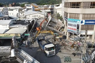 Earthquake aftermath in Hualien, Taiwan