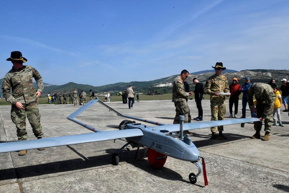 US soldiers assemble a tactical military reconnaissance drone in an exercise near Skopje, Republic of North Macedonia, May 8, 2022. Georgi Licovski, EPA-EFE/file