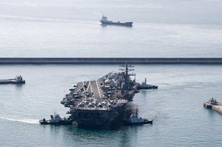 USS Ronald Reagan arrives in South Korea