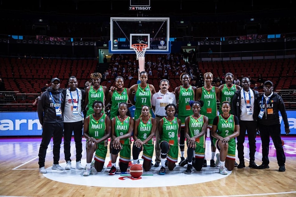 The Mali women's basketball team at the FIBA Women's World Cup. FIBA.basketball