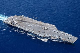 US Navy's $13-B carrier embarks on first deployment