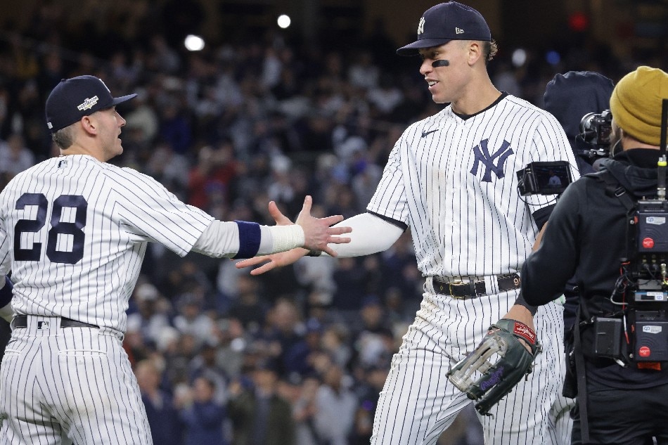 Stanton, Judge home runs help Yankees advance to AL Championship Series
