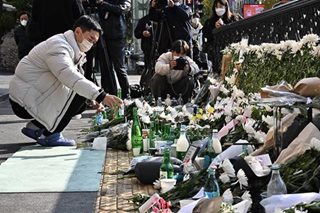 Praying for the Itaewon stampede victims