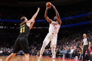 NBA: Embiid's 59 points lead Sixers past Jazz