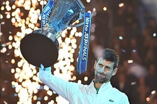 Djokovic finishes troubled year with ATP Finals title