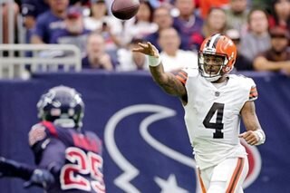NFL: Watson unimpressive as Browns down Texans