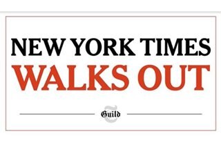 New York Times workers go on strike over wage dispute
