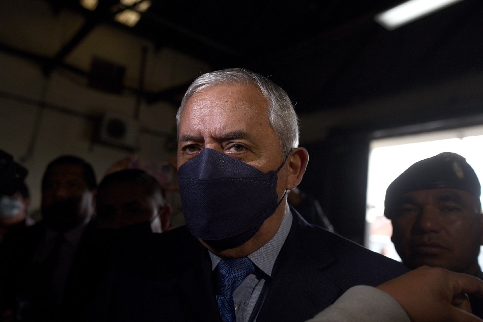 Former Guatemalan President Otto Perez Molina arrives at the Megasala of the Courts Tower to hear the sentence of the High Risk Court B for the customs fraud case called 'La Linea', in Guatemala City, Guatemala, Dec. 7, 2022. Edwin Bercian, EPA-EFE