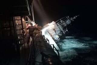 Thai naval vessel sinks; 31 sailors missing