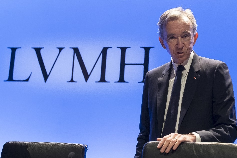CEO of French luxury goup LVMH, Bernard Arnault attends a new conference to present the group's annual results, in Paris, France, 29 January 2019. According to reports, the world's leading luxury products group, recorded 46.8 billion euros revenue in 2018, 10 percent more than in the previous year. EPA-EFE/IAN LANGSDON