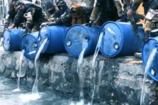 WATCH: 3,000 liters of liquor dumped in Afghanistan