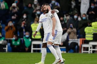 Football: Benzema, Vinicius at the double for Madrid