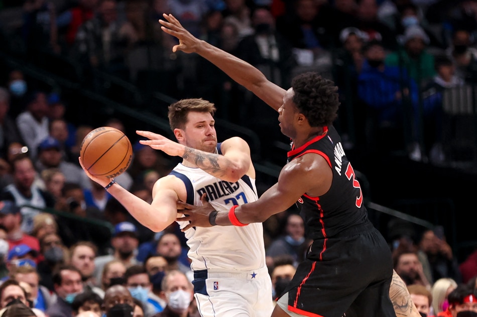 NBA: Luka Doncic fires for 41 as Mavs top Raptors | ABS-CBN News