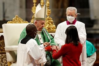 Pope Francis confers lay ministries on women
