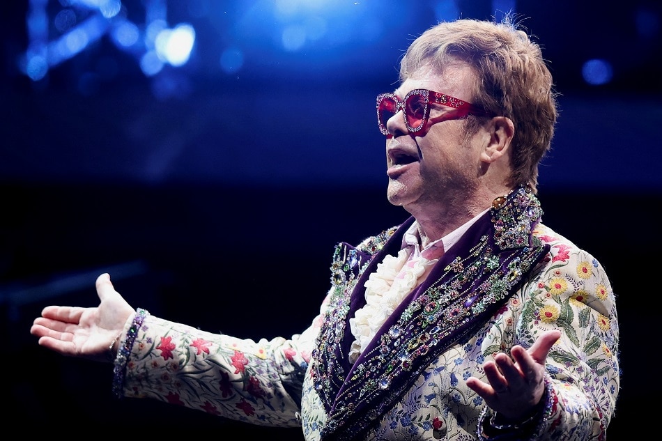 Elton John performs in New Orleans, January 19, 2022, as he returns to complete his Farewell Yellow Brick Road Tour since it was postponed due to COVID-19 restrictions in 2020. Jonathan Bachman, Reuters