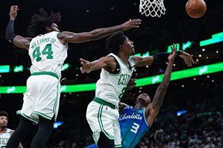 NBA: Celtics take down Hornets for third straight win