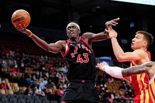 NBA: Siakam, red-hot Raptors shoot down Hawks
