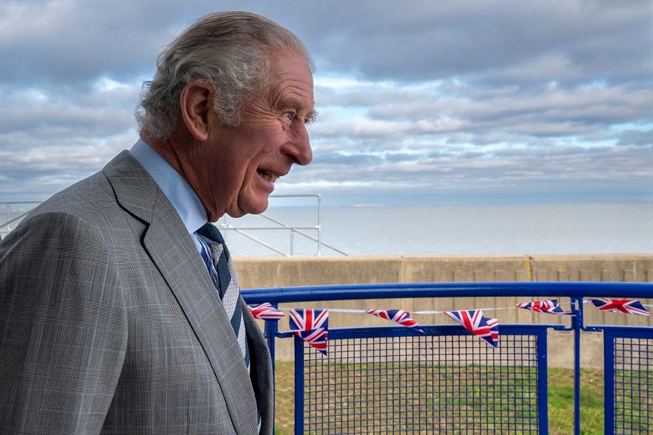 Prince Charles visits the Sheppey Matters charity at Sheerness Healthy Living Centre Off The Broadway, in Sheerness, Kent, Britain February 2, 2022. Arthur Edwards, Pool via Reuters/file