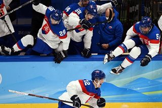 Slovakia knocks USA out of Olympic hockey