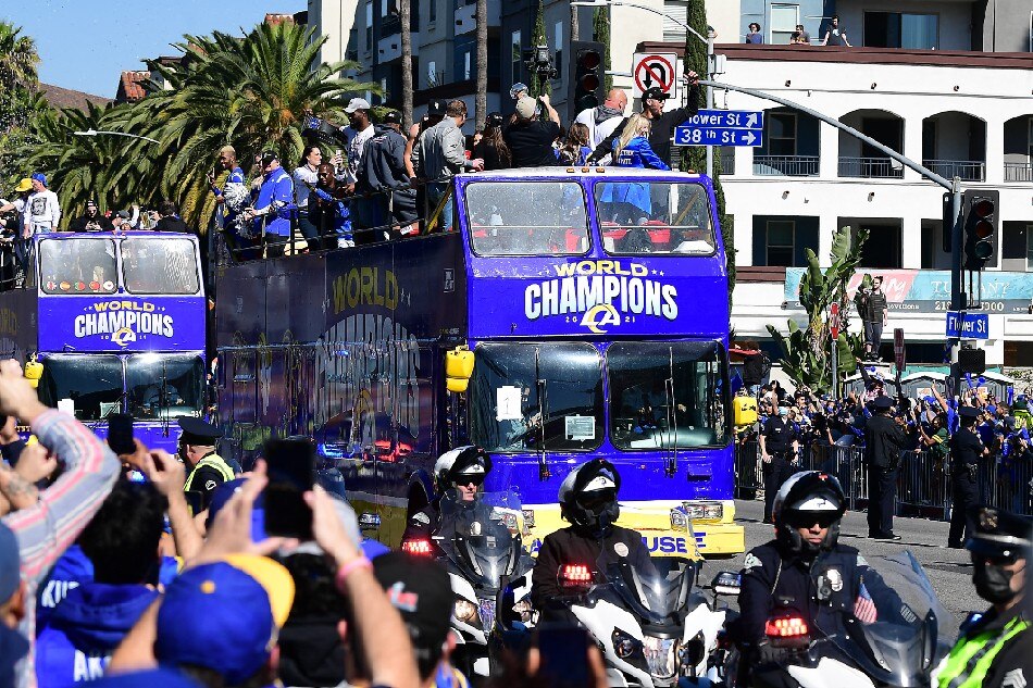 Rams celebrate Super Bowl victory with big parade in LA