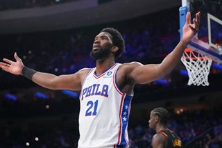 Embiid says play 'speaks for itself' in NBA MVP fight