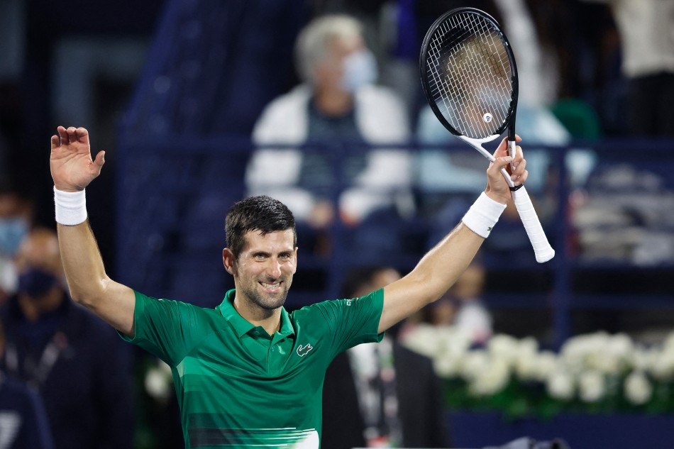 Djokovic advances, Rublev saves 5 match points in Dubai win