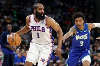 NBA: Harden flirts with triple-double in 76ers’ debut