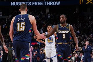 NBA: Jokic's triple-double lifts Nuggets past Warriors