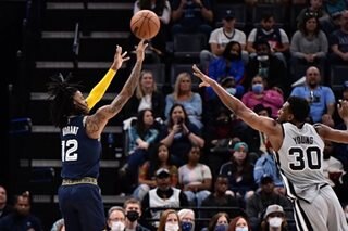 NBA: Ja Morant, Grizzlies cruise past Spurs