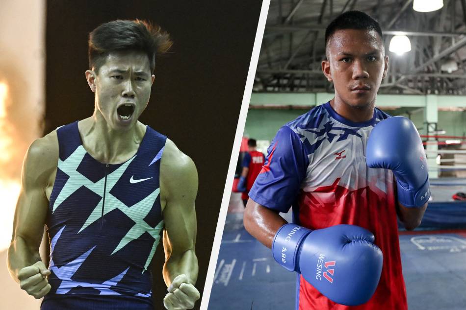 Tokyo bronze medalist Eumir Marcial is backing his fellow Olympian, EJ Obiena, in his feud with the PATAFA. Tobias Schwarz, AFP/Jonathan Cellona, ABS-CBN News