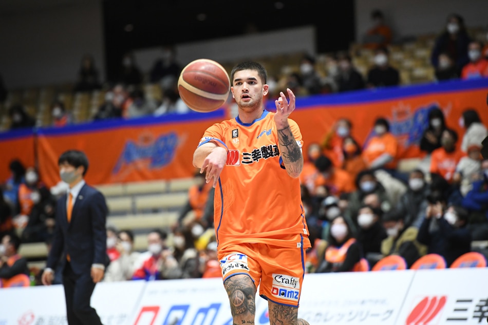 Kobe Paras missed all four of his field goals against Shinshu on Sunday. (c) B.LEAGUE 