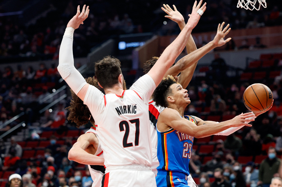 NBA: Thunder edge Trail Blazers for 3rd straight win | ABS-CBN News