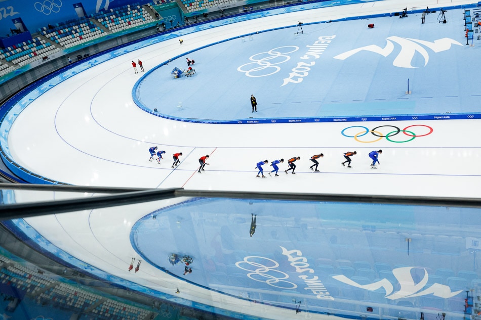 Speed skaters warm up for 2022 Winter Olympics ABSCBN News