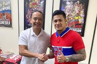 LOOK: Jericho Cruz officially signs with San Miguel