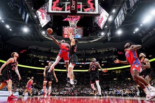 NBA: Pistons hang on for win over Raptors
