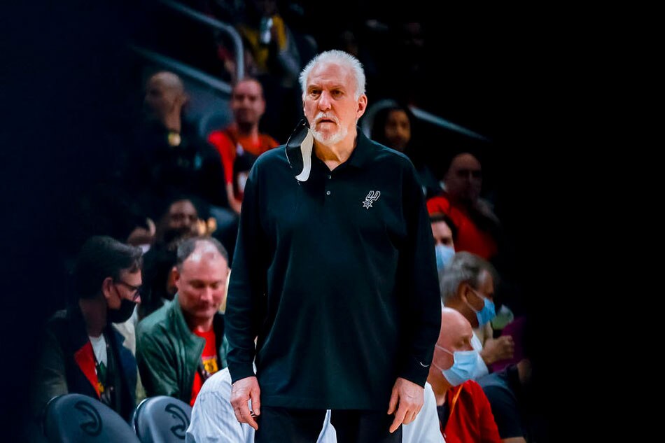 San Antonio Spurs head coach Gregg Popovich reacts in this February 11 2022 file photo. Erik S. Lesser, EPA-EFE